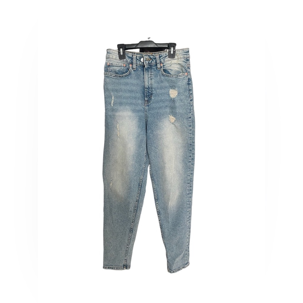 H&M distressed high waisted jeans